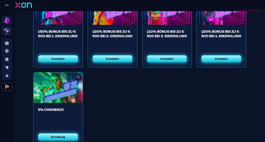 Cashback-Bonus für deutsche Spieler Cashback-Bonus für deutsche Spieler